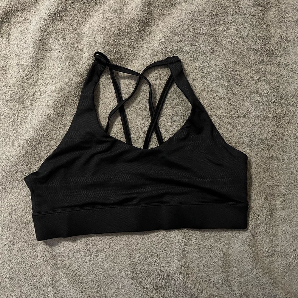 Zyia Black Venom Light n Tight bra, Size XXL